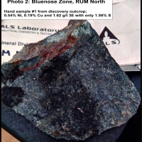 Bluenose Zone - Discovery Outcrop Sample